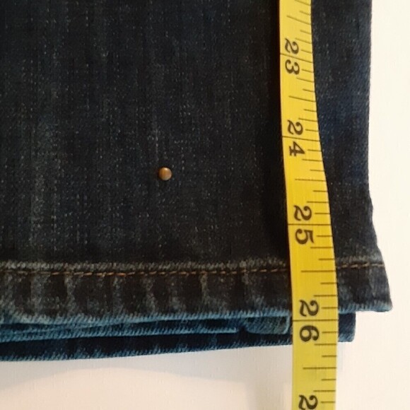 Talbots Studded Women's Size 12P Simply Flattering 5-Pocket Dark Wash Blue Jeans - Picture 8 of 8